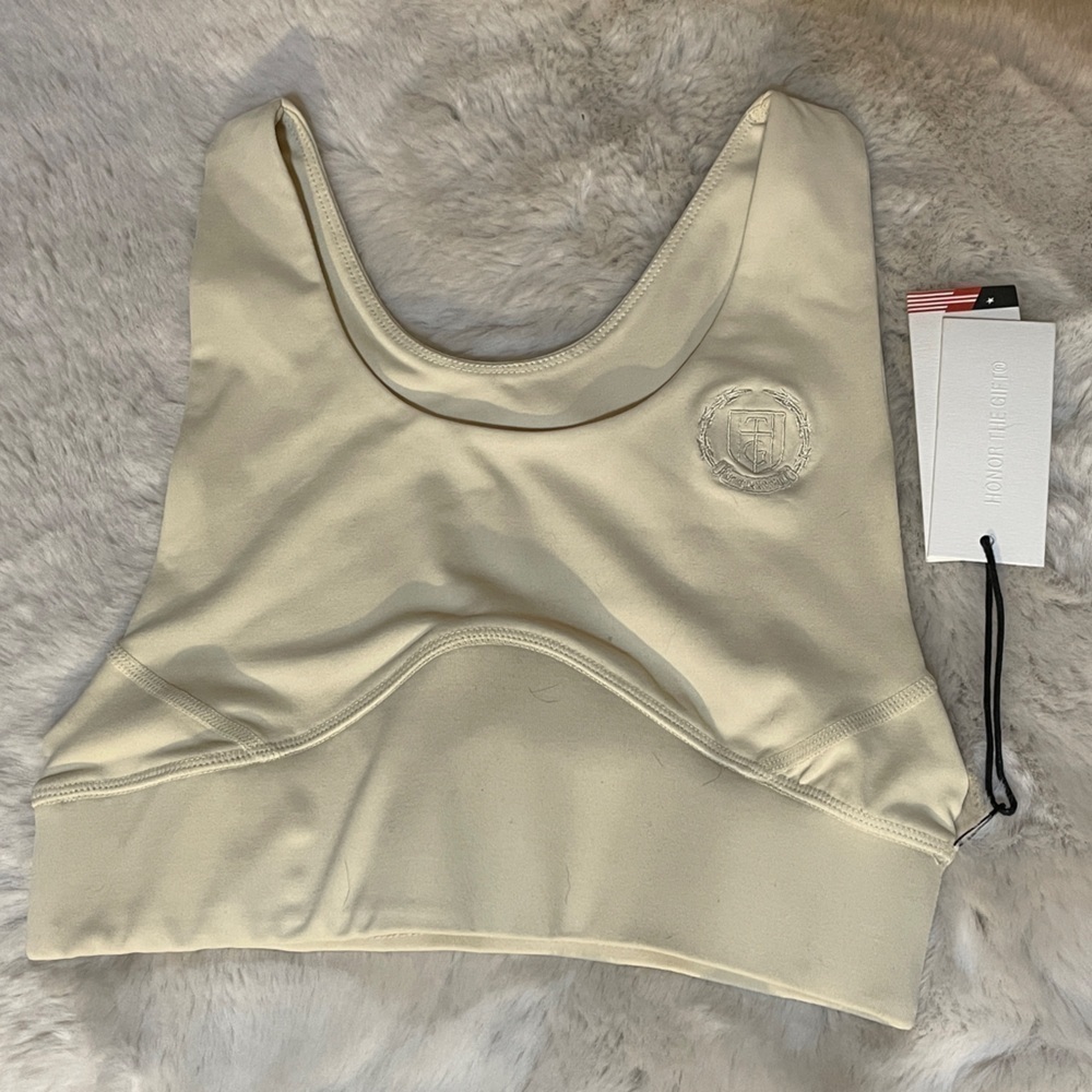 Honor The Gift riding top in color bone size XS